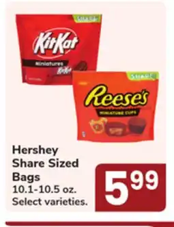 Jewel-Osco Hershey Share Sized Bags offer