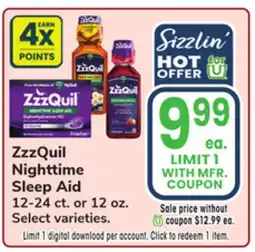 Jewel-Osco ZzzQuil Nighttime Sleep Aid offer