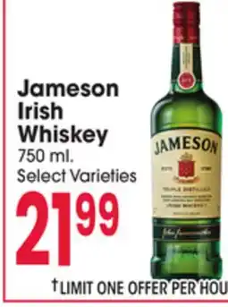 Jewel-Osco Jameson Irish Whiskey offer