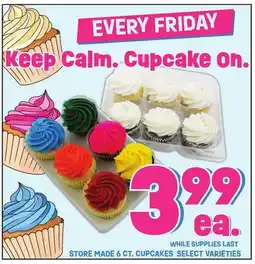 Jewel-Osco STORE MADE 6 CT. CUPCAKES offer