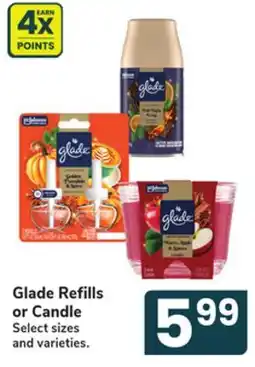 Jewel-Osco Glade Refills or Candle offer