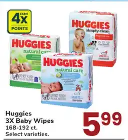 Jewel-Osco Huggies 3X Baby Wipes offer