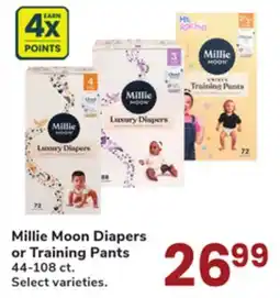 Jewel-Osco Millie Moon Diapers or Training Pants offer