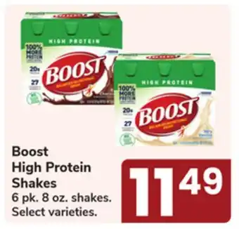 Jewel-Osco Boost High Protein Shakes offer