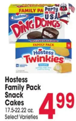 Jewel-Osco Hostess Family Pack Snack Cakes offer