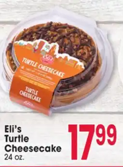 Jewel-Osco Eli's Turtle Cheesecake offer
