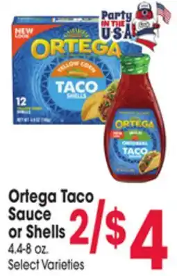 Jewel-Osco Ortega Taco Sauce or Shells offer