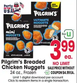 Jewel-Osco Pilgrim's Breaded Chicken Nuggets offer