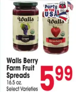 Jewel-Osco Walls Berry Farm Fruit Spreads offer