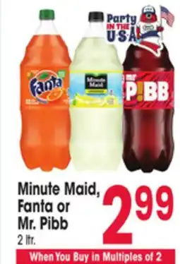 Jewel-Osco Minute Maid, Fanta or Mr. Pibb offer