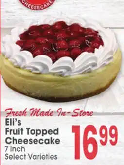 Jewel-Osco Eli's Fruit Topped Cheesecake offer