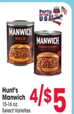 Jewel-Osco Hunt's Manwich offer