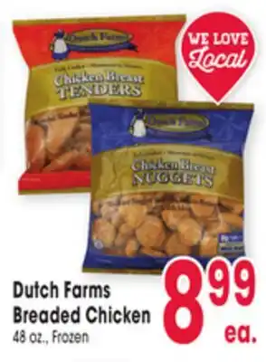 Jewel-Osco Dutch Farms Breaded Chicken offer