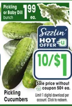 Jewel-Osco Pickling Cucumbers offer