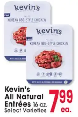 Jewel-Osco Kevin's All Natural Entrées offer