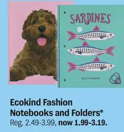 Meijer Ecokind Fashion Notebooks and folders offer