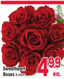 Jewel-Osco Sweetheart Roses offer
