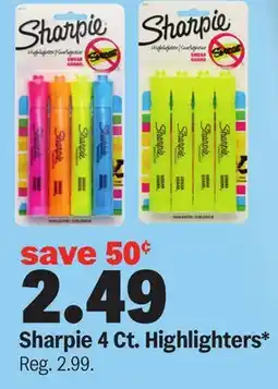 Meijer Sharpie 4Ct., Highlighter offer