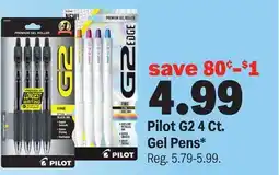 Meijer PILOT G2 4 Ct. Gel Pens offer