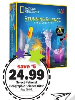 Meijer Select National Geographic Science Kits offer