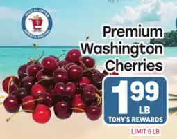Tony’s Fresh Market Premium Washington Cherries offer