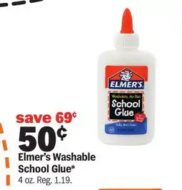 Meijer Elmer's Washable School Glue offer