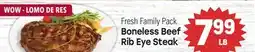 Tony’s Fresh Market Fresh Family Pack Boneless Beef Rib Eye Steak offer