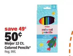 Meijer Meijer 12 Ct. Colored Pencils offer