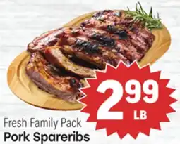 Tony’s Fresh Market Fresh Family Pack Pork Spareribs offer