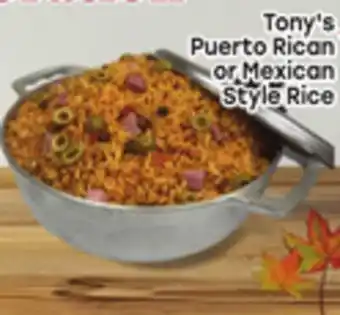 Tony’s Fresh Market Tony's Puerto Rican or Mexican Style Rice offer