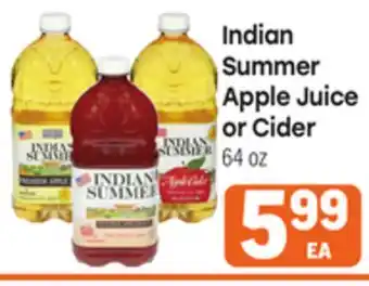 Tony’s Fresh Market Indian Summer Apple Juice or Cider offer