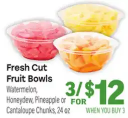 Tony’s Fresh Market Fresh Cut Fruit Bowls offer