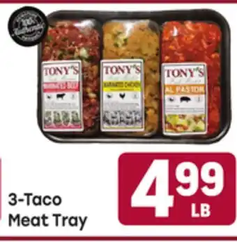 Tony’s Fresh Market 3-Taco Meat Tray offer