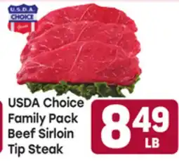 Tony’s Fresh Market USDA Choice Family Pack Beef Sirloin Tip Steak offer