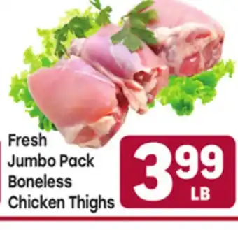Tony’s Fresh Market Fresh Jumbo Pack Boneless Chicken Thighs offer