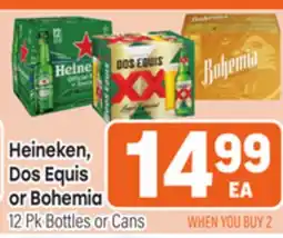 Tony’s Fresh Market Heineken, Dos Equis or Bohemia offer