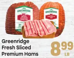 Tony’s Fresh Market Greenridge Fresh Sliced Premium Hams offer
