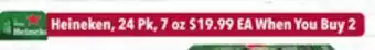 Tony’s Fresh Market Heineken offer