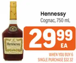 Tony’s Fresh Market Hennessy Cognac offer