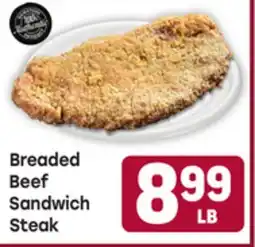 Tony’s Fresh Market Breaded Beef Sandwich Steak offer