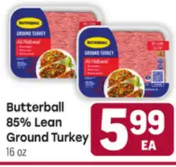 Tony’s Fresh Market Butterball 85% Lean Ground Turkey offer
