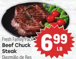 Tony’s Fresh Market Fresh Family Pack Beef Chuck Steak offer