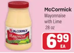 Tony’s Fresh Market McCormick Mayonnaise with Lime offer