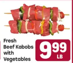 Tony’s Fresh Market Fresh Beef Kabobs with Vegetables offer