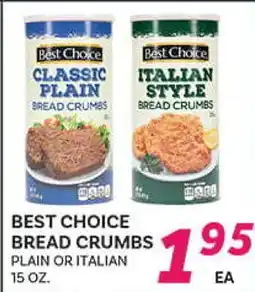 El Paso Grande BEST CHOICE BREAD CRUMBS offer