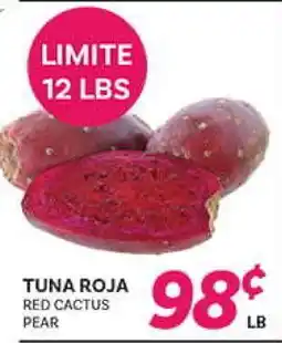 El Paso Grande TUNA ROJA RED CACTUS PEAR offer