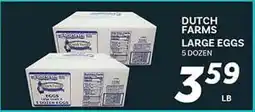 El Paso Grande DUTCH FARMS LARGE EGGS offer