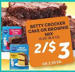 El Paso Grande BETTY CROCKER CAKE OR BROWNIE MIX offer