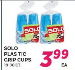 El Paso Grande SOLO PLAS TIC GRIP CUPS offer