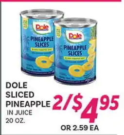 El Paso Grande DOLE SLICED PINEAPPLE offer